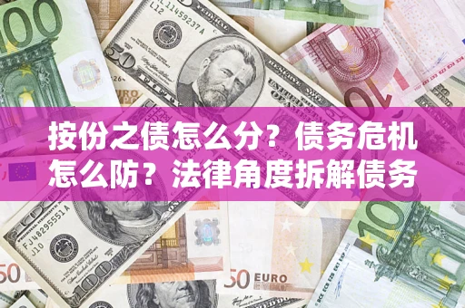 济南按份之债怎么分？债务危机怎么防？法律角度拆解债务分配与风险自保指南