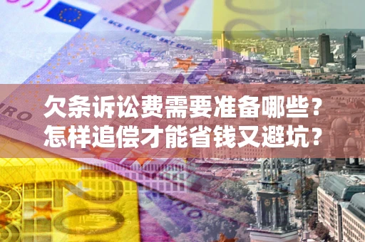 济南欠条诉讼费需要准备哪些？怎样追偿才能省钱又避坑？