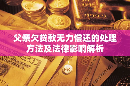 济南父亲欠贷款无力偿还的处理方法及法律影响解析