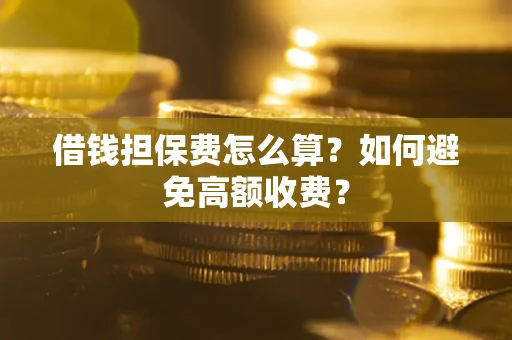 济南借钱担保费怎么算？如何避免高额收费？