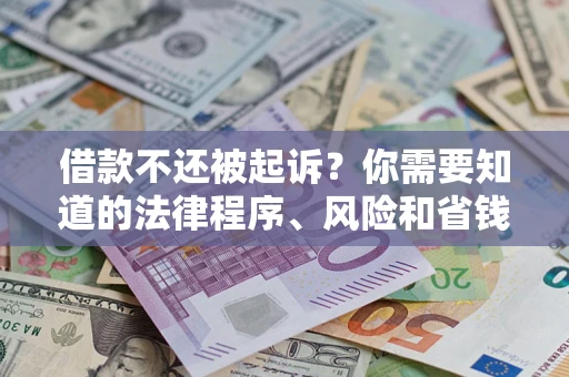 济南借款不还被起诉？你需要知道的法律程序、风险和省钱技巧